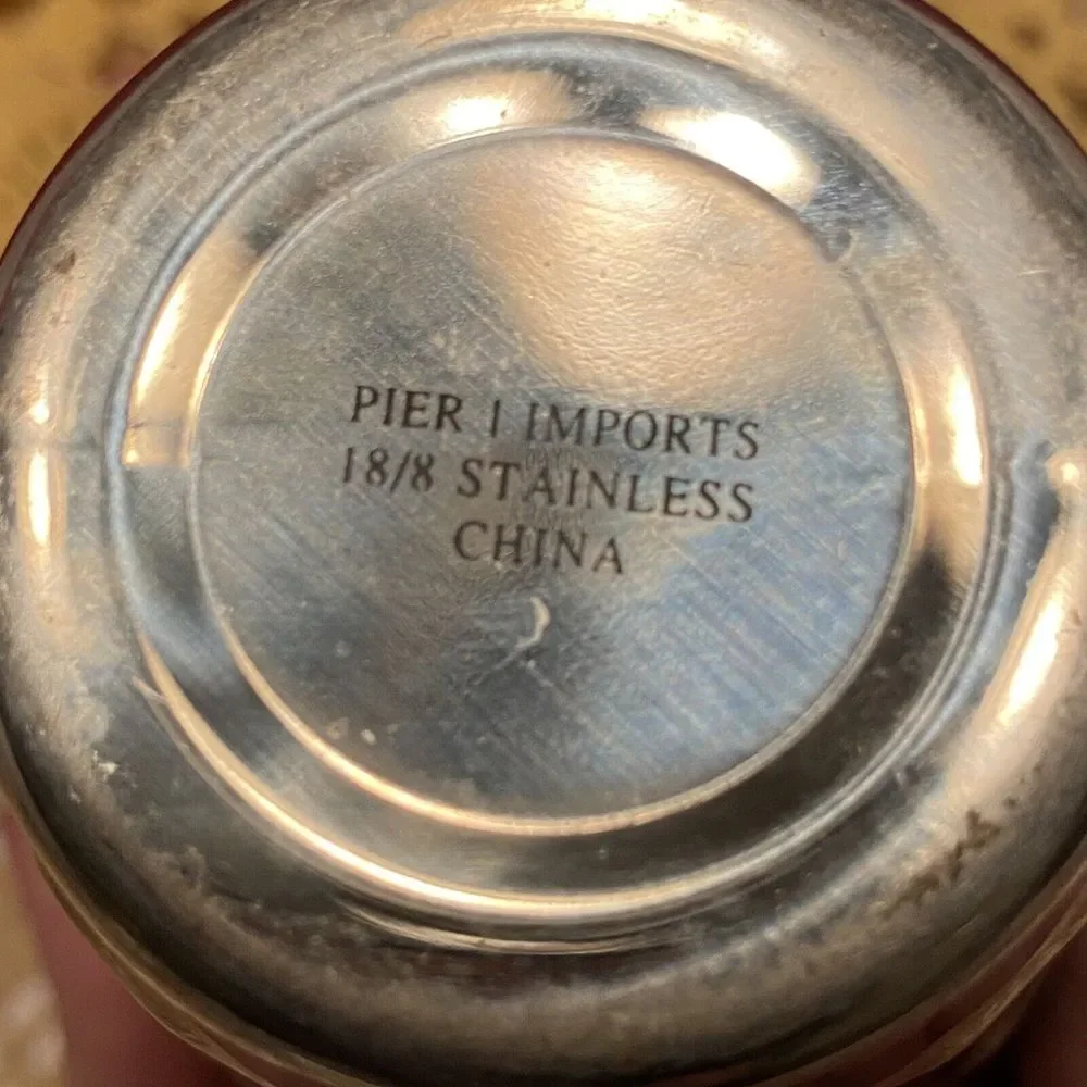 Stainless Steal Cocktail Shaker by Pier 1 Imports 7.5